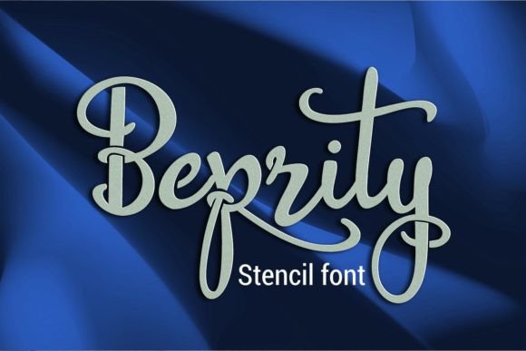 Beprity Stencil Font for Creative Business Branding