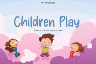Children Play Font for Kid-Friendly Design Projects
