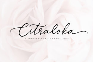 Citraloka: A Playful Script Font for Creative Branding