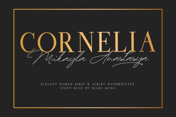 Cornelia Font Duo for High-Impact Digital Branding