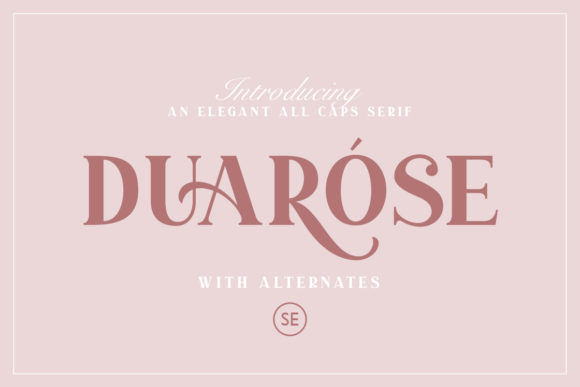 Duarose: A Serif Typeface for Elegant Web Design