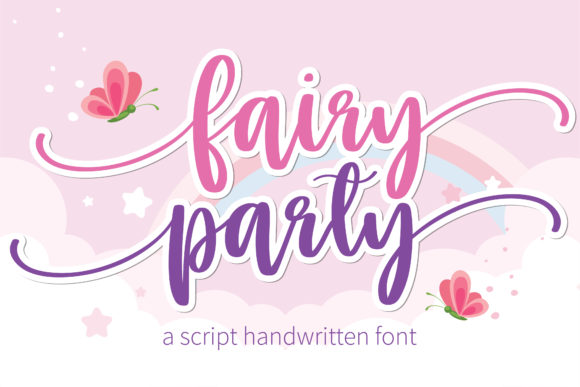 Fairy Party Script Font Review for Brand Designers