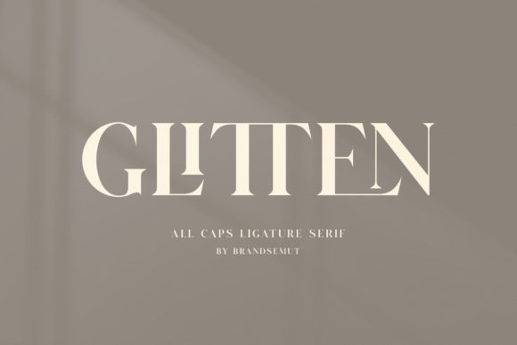 Glitten Font: A Bold and Elegant Typeface for Creative Projects