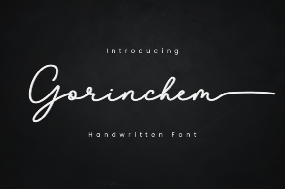 Gorinchem: A Handwritten Font for Elegant Editorial Design