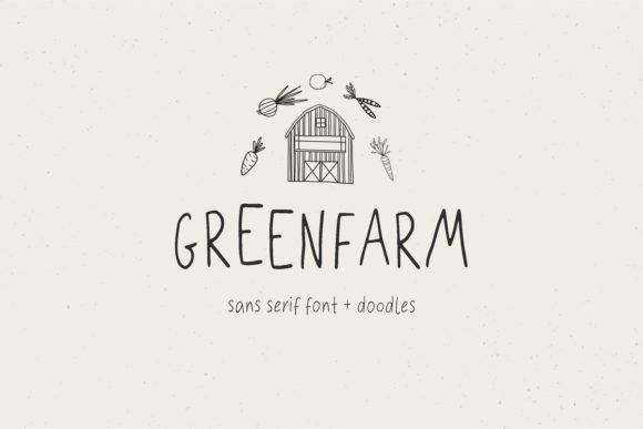 Green Farm Font for Eco-Friendly Branding and Web Design
