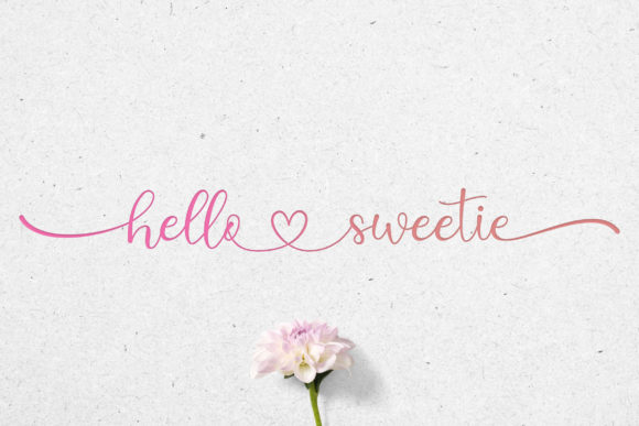 Hello Sweetie: A Delicate Handwritten Font for Editorial Elegance