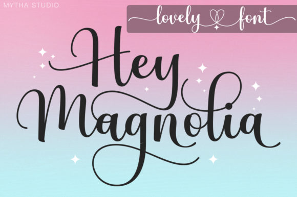 Hey Magnolia Font for Creative Campaigns
