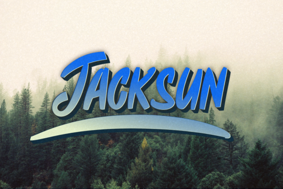 Jacksun Display Font for Modern Web Design