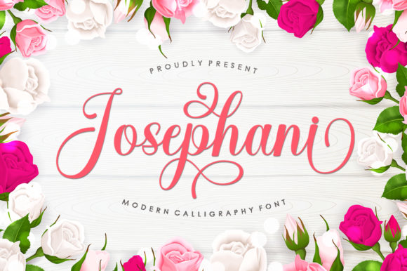 Josephani Font: A Sweet Script for Editorial Elegance