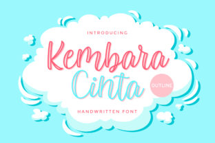 Kembara Cinta Outline Font for Handmade and Creative Projects