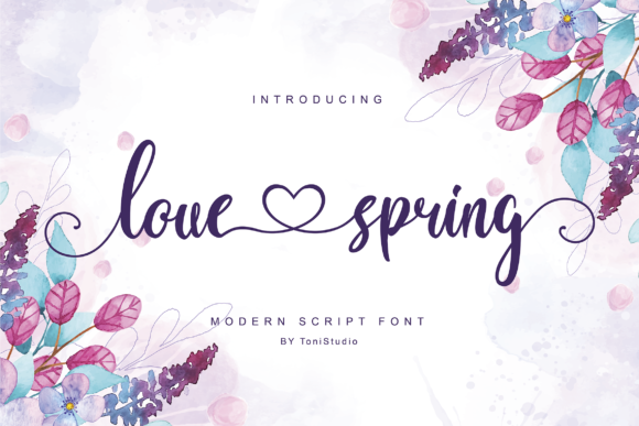 Love Spring Font: A Handwritten Script for Creative Projects