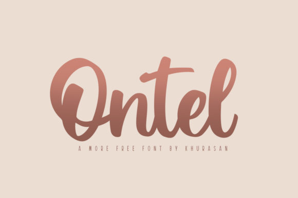 Ontel Font: A Modern Handwritten Typeface for Makers
