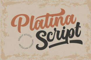 Platina Script - Regular: A Bold Handwritten Font for Marketers