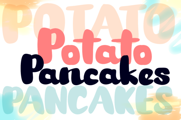 Potato Pancakes Display Font for Social Campaigns