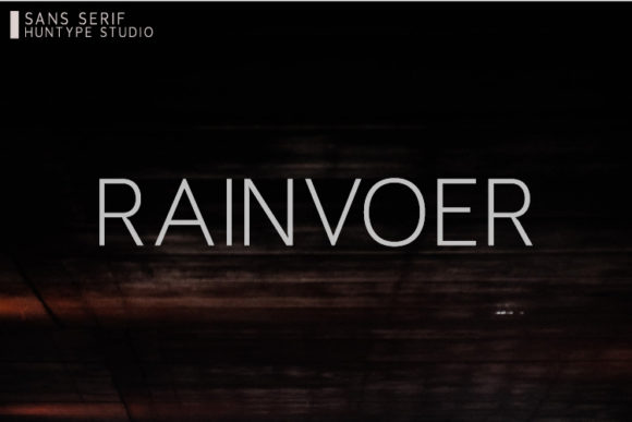 Rainvoer: A Sophisticated Sans Serif Font for Business Branding