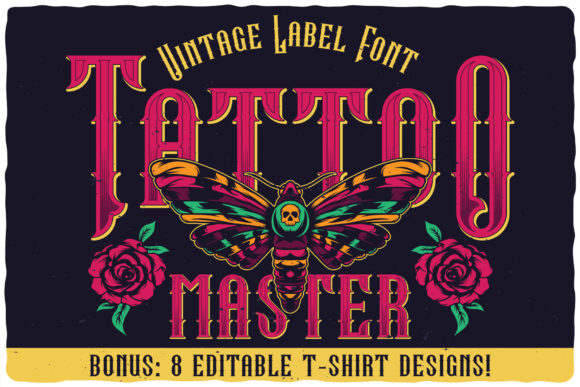 Tattoo Master Font for Bold Campaign Typography