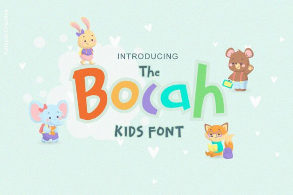 The Bocah Display Typeface for Bold Campaign Headlines