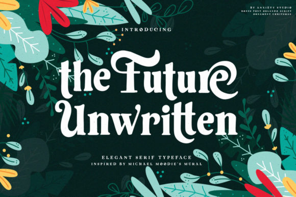The Future Unwritten: A Bold Serif Font for Digital Design