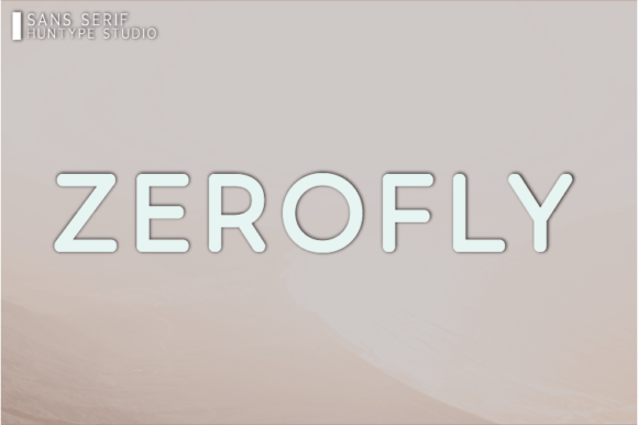 Zerofly Font for Modern Web Design and Branding Projects